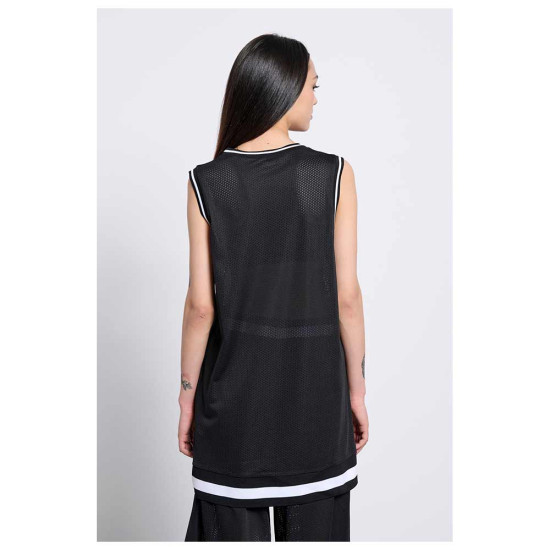 Bodytalk Γυναικεία αμάνικη μπλούζα Long Mesh Tank Top